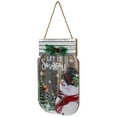 thumbnail image 4 of Northlight Snowman Mason Jar "Let It Snow" Christmas Wall Sign - 13.5", 4 of 7
