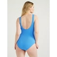 thumbnail image 5 of Time and Tru Women's and Women's Plus Crinkle One Piece Swimsuit, Sizes XS-3X, 5 of 5