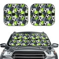 thumbnail image 6 of Lsque Football 2 PCS Windshield Sun Shade | CarFoldable Window Covers | Car Accessories Reflect UV for Universal Cars SUV Truck | Medium, 6 of 7