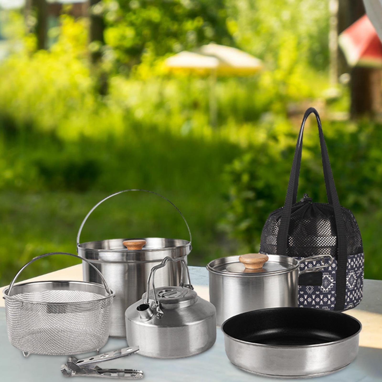Camping Essentials Cookware Cooking Utensils Set - Camping Kitchen Utensils P