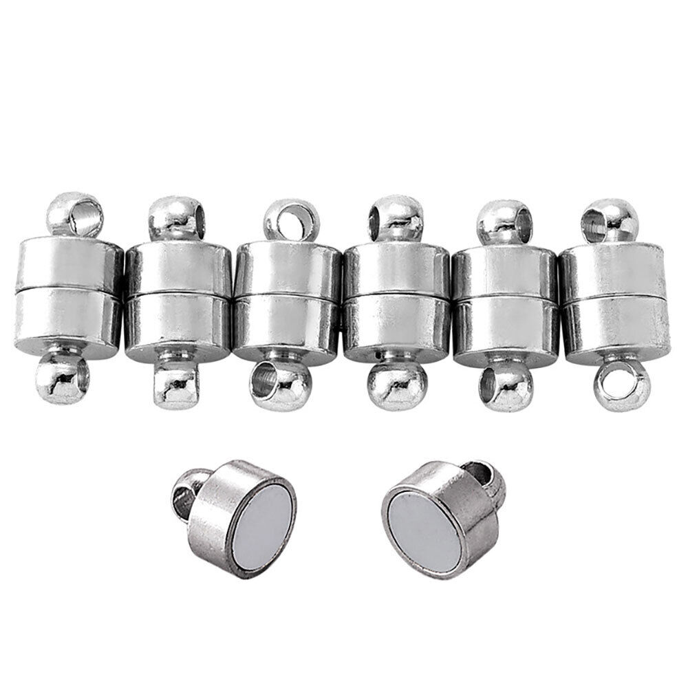 5 Pack Ball Magnetic Clasps For Jewelry Making – Strong Copper Closures For Necklaces & Bracelets