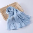 thumbnail image 3 of Women Premium Hijab Head Scarf Lightweight Shimmer Scarves Crepe Wedding Shawls Shiny Wraps for Evening Dresses, 3 of 6