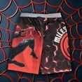 thumbnail image 6 of Marvel Boys Spider-Man Miles Morales 2-Piece Rash Guard Swim Set, Quick Drying Swim Shirt & Trunks, Superhero Swimsuit for Kids (Sizes 8-12), 6 of 6