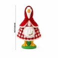 thumbnail image 3 of Eagokdc Fall Porch Goose Costume for 23" Plastic Cement Goose Statue, Christmas Garden Goose Clothes Dress for Holiday Patio Yard Lawn Decor, 3 of 6