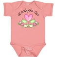 thumbnail image 3 of Inktastic Grandpa's Girl Heart Flowers Girls Baby Bodysuit, 3 of 5