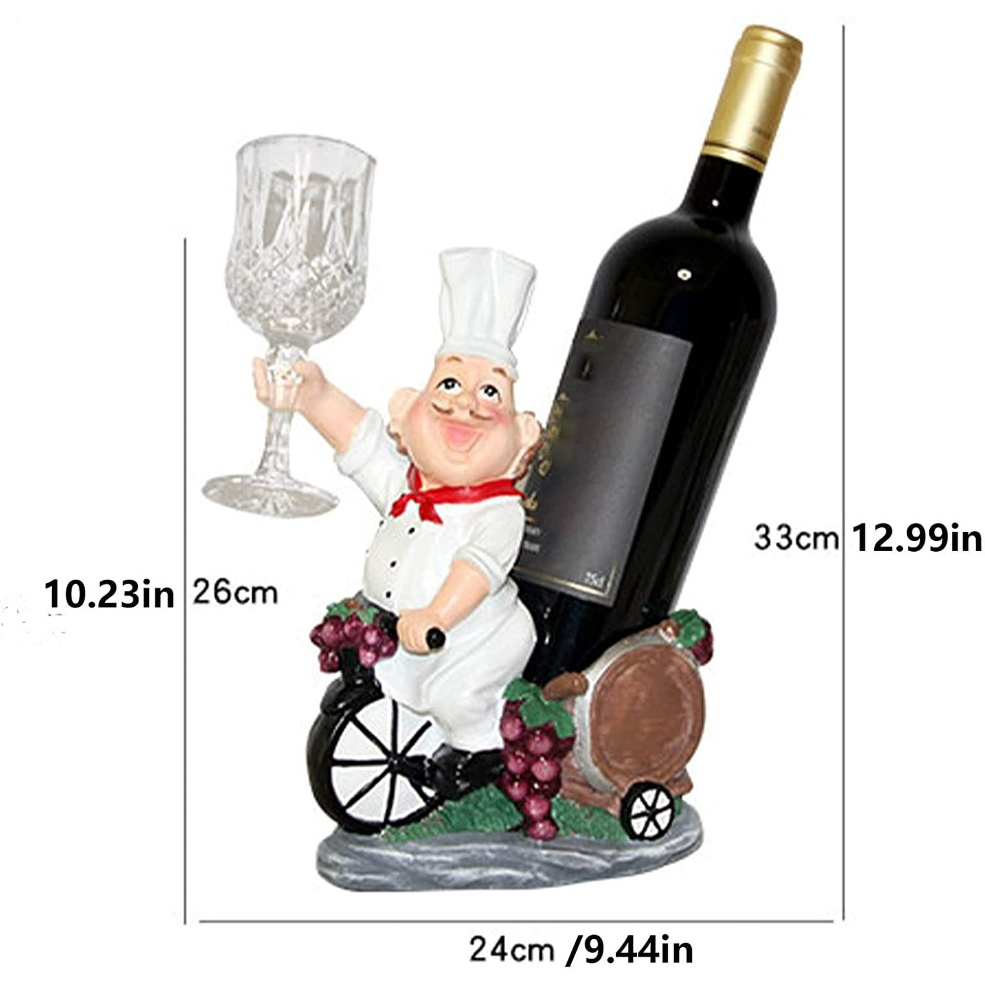Chef wine bottle holder hotsell