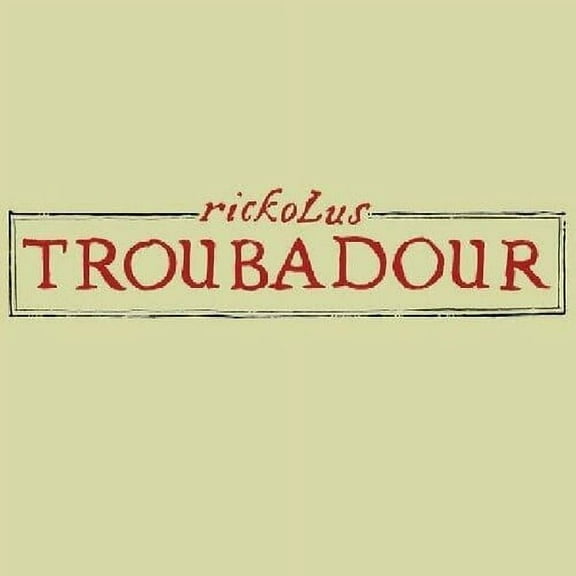 Rickolus - Troubadour - Pop Rock - CD
