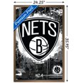 thumbnail image 3 of NBA Brooklyn Nets - Maximalist Logo 23 Wall Poster, 22.375" x 34" Framed, 3 of 5