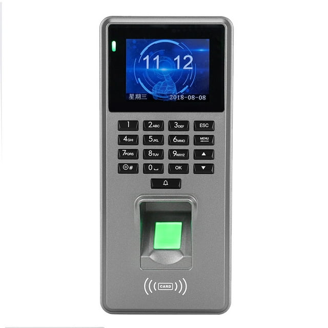 Control de acceso por huella dactilar, control de acceso con contraseña TFT de 2,8 pulgadas y 12 V CC, eficiencia óptima