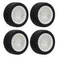 thumbnail image 1 of Neumático de goma de 4 Uds., agarre fuerte, potente amortiguación, neumáticos de coche de carreras para UD1601 UD1602 UD1603 UD1604 UD1607 SG1603 SG1604 blanco, 1 of 10