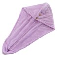 thumbnail image 2 of harmtty Hair Drying Hat with Button Super Absorbent Quick Dry Curly Long Thick Hair Head Wrap Double Layer After Shower Womens Girls Hair Drying Wrap Bathroom Supplies, 2 of 8