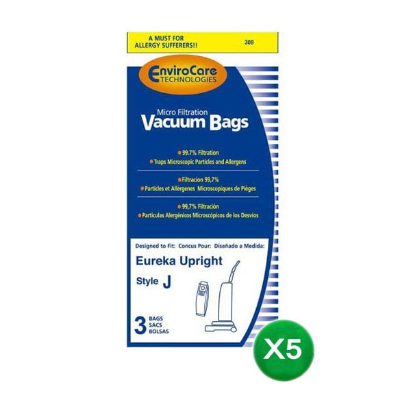 Replacement Vacuum Bags Type J For Eureka 309 Fit For Models Style J