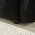 thumbnail image 5 of 39.7'' Teddy Cloud Sofa Couch,  Comfy Deep Seat Modern Lounge Chair, Upholstered 1-Seater Couch, Oversized Loveseat for Living Room Apartment Office, Black, 5 of 8