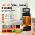 thumbnail image 2 of KFFKFF Thermal Imaging Camera for Android, 256 x 192 IR Resolution Infrared Thermal Imager, 25Hz Refresh Rate Thermal Camera for Smartphone/Tablet, -4-1022°F Temperature Range, IP54, 2 of 9
