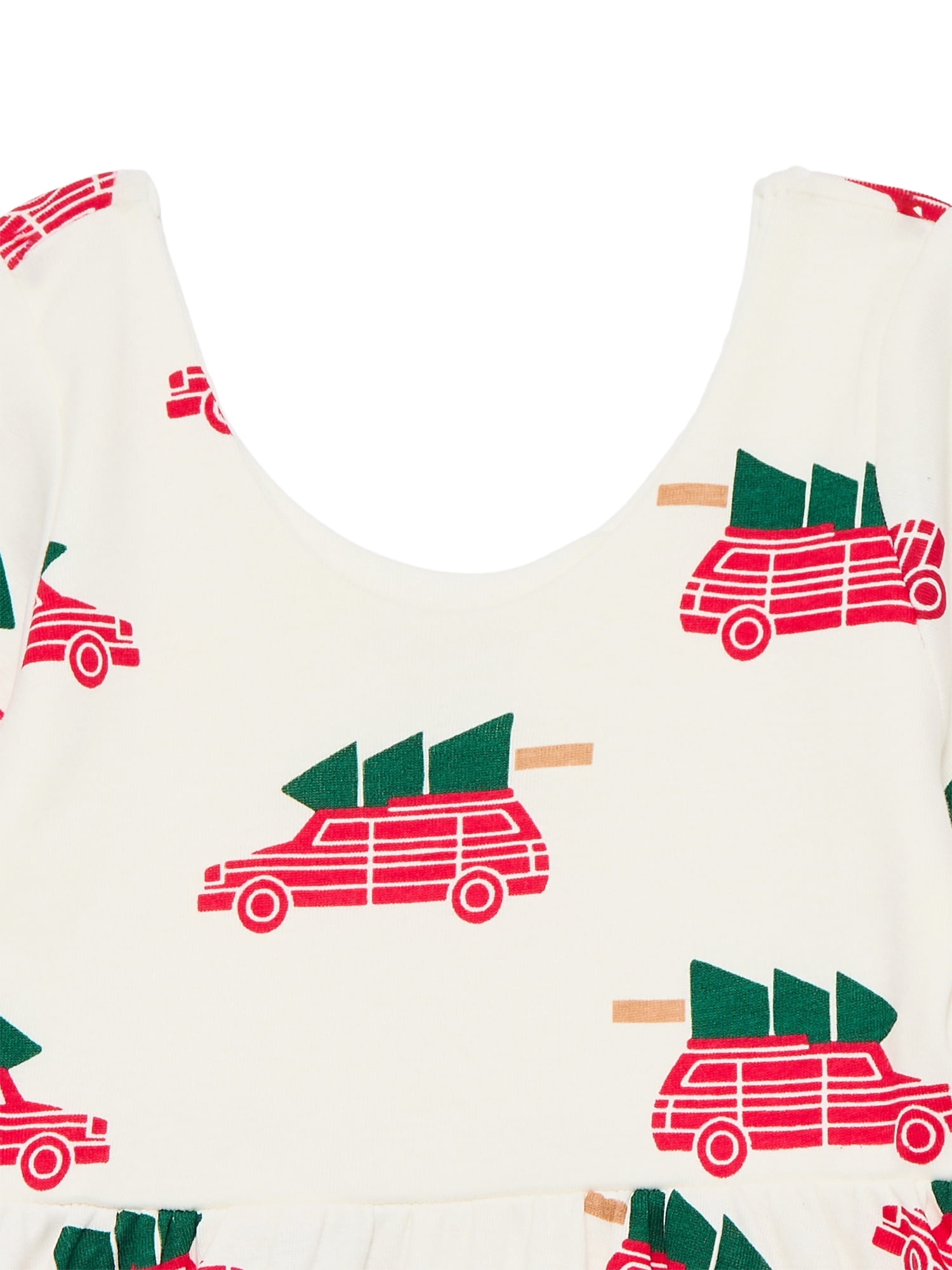 M+A by Monica + Andy Organic Cotton Long Sleeve Let's Dance Dress, Sizes 12-18M-5T
