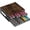 Brown desktop, variant on Coffee Pod Holder For Counter, 3 Pull-Out 72 K-Cup Holder Drawer, Wooden Cafe Pods Storage Organizer with Sliding Drawers for Coffee Station, Home, Kitchen, Office, Dorm, Black