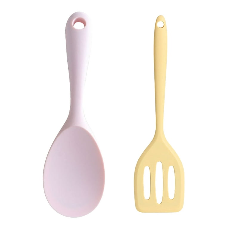2 Pieces Cooking Utensils Set, Silicone Kitchen Utensil for