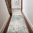 thumbnail image 4 of Alfombra Art&Tuft 61 x 305 cm, lavable, antideslizante, azul, 4 of 8