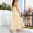 thumbnail image 5 of Aboser Womens Plaid Gingham Nightgowns Trendy Pleated Front Sleepwear Loose Round Neck Nightdress Comfy Soft Sleeveless Tank Sleep Shirts with Pockets, 5 of 6