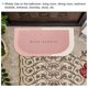 thumbnail image 5 of Alfombra de baño de goma de Diatomeas 15.7 x 24 Antideslizante Rosa Claro Unique Bargains, 5 of 5