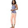thumbnail image 3 of Aeropostale Womens Mixed Stripe Tank Top, Blue, Juniors, Small, 3 of 3