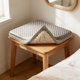 thumbnail image 5 of Lekihaqq Ice Silk Reversible Seat Cushion Breathable Soft Office Chair Cushion Double Sided Polyester Blue Beige Gray Yellow Summer Winter Cooling, 5 of 8