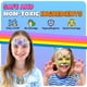 thumbnail image 2 of Kit de pintura facial Drawdart Rainbow de 12 x 10 g y paleta de purpurina, 2 of 8