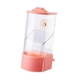 thumbnail image 4 of Sin desorden alimentador de jaulas de pájaros, estación de alimentación colgante, alimentador de loros resistente y transparente para pájaros pequeños rosa, 4 of 8