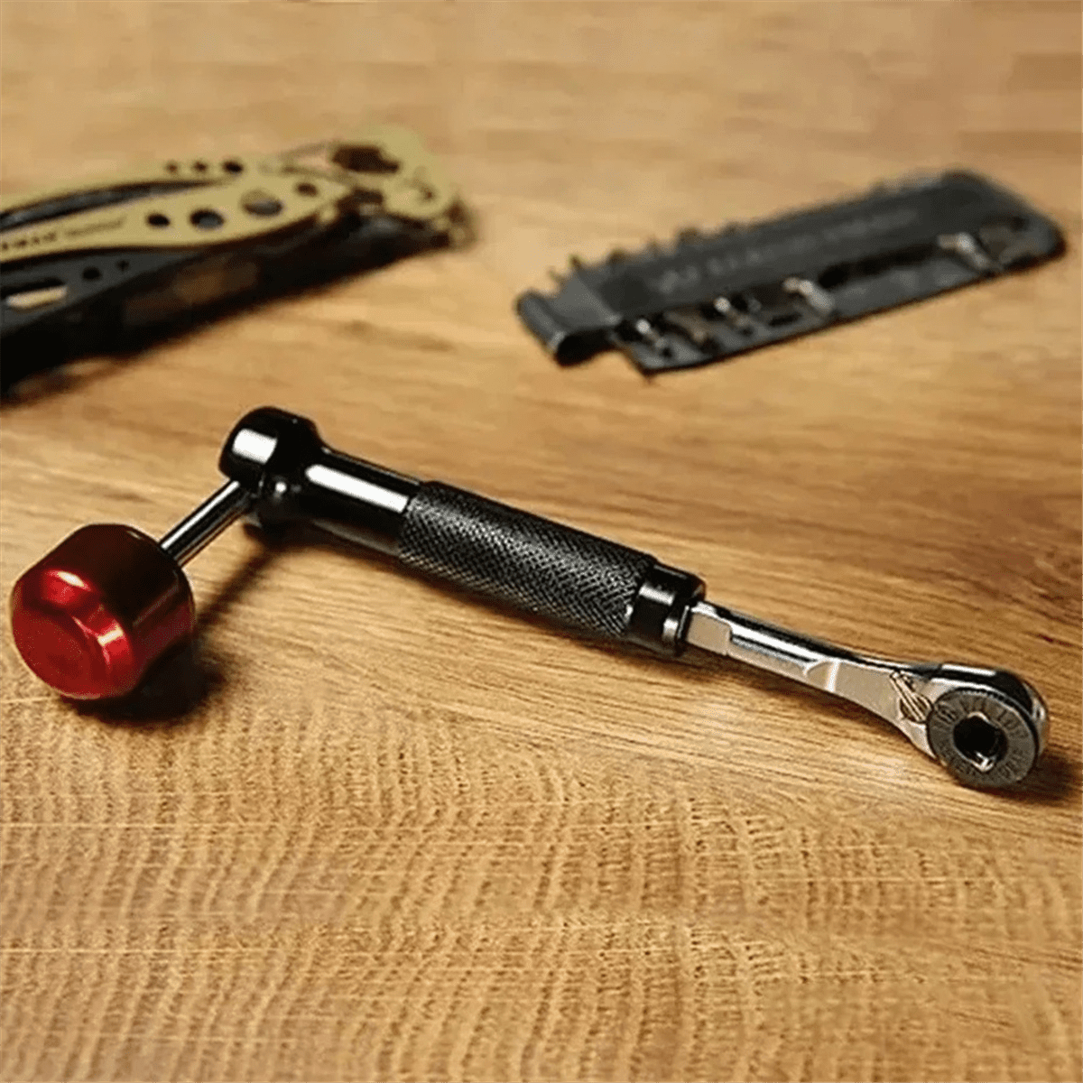 DONUMEH Screwdriver Multifunctional Keychain Magnet Tool for Portable Bike Repair