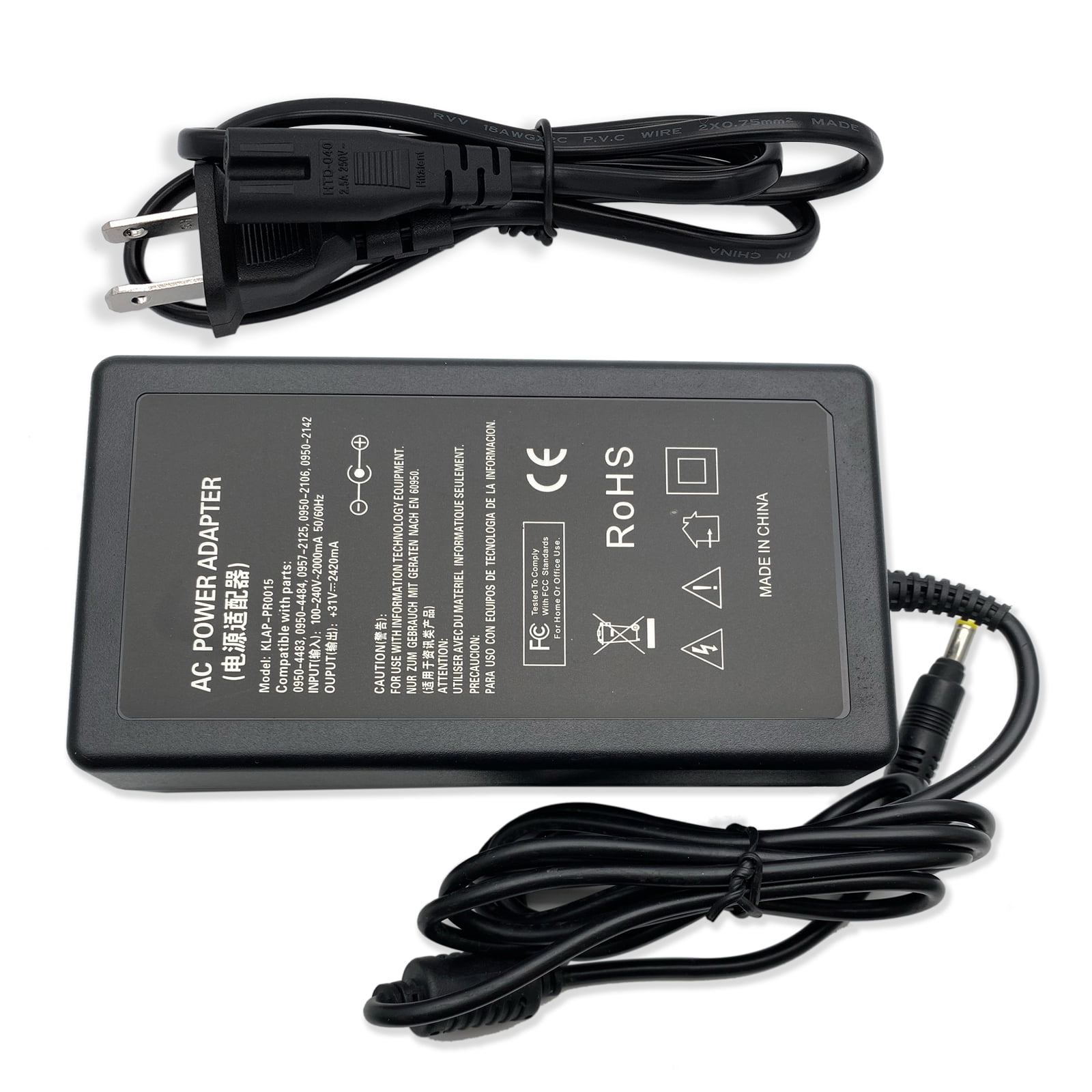 HP PhotoSmart 2600 2610 2610v printer power supply ac adapter cord cable charger 