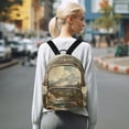 thumbnail image 7 of FORMRS Mini Backpack Purse for Women Travel Daypack Casual Shoulder Bag, Snow Mountains, 7 of 7