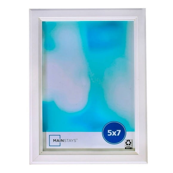 Portarretrato Mainstays Blanco 5 x 7 pulgadas