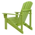 thumbnail image 4 of Shine Company Traditional Cedar Wood Patio Firepit Adirondack Chair in Green, 4 of 7