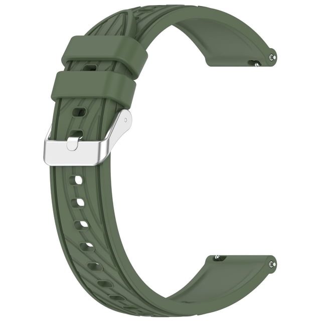 22mm Textured Silicone Watch Strap for All Day Wear Silica Gel for Style and Comfort