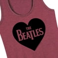 thumbnail image 3 of Heart The Beatles - Women's Racerback Tank, 3 of 6