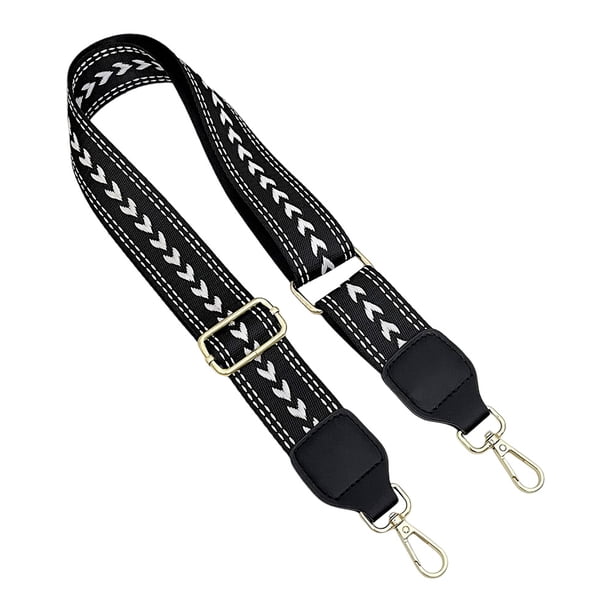 Correas Bordadas en Jacquard Correa Hombro Boho Ancho 4 Cm Ajustable Mujer para Bolsos Repuesto Rojo