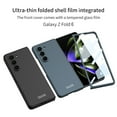 thumbnail image 2 of TECH CIRCLE Galaxy Z Fold 6 Case, Slim Thin Full Body Rugged Shockproof Protective Case with Built-in Screen Protector Hard PC Anti-Scratch Folding Phone Case For Samsung Galaxy Z Fold 6 7.6",Black, 2 of 7
