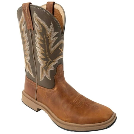 

Twisted X Men s 11 Ultralite X&Trade; Western Performance Boot Broad Brown 12 D(M) US