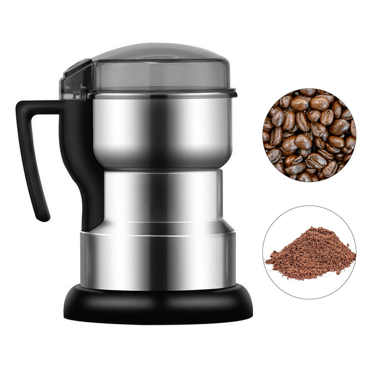 Hamilton Beach Fresh Grind 4.5oz Electric Coffee Grinder for Beans, Spices  and More, Stainless Steel Blades, Black 