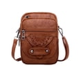 thumbnail image 2 of Sonducket Bolso bandolera de estilo vintage con correa ajustable Bolso bandolera versátil y de moda Bolsas de mensajero y de hombro marrón B, 2 of 6