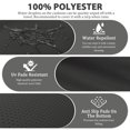 thumbnail image 3 of Snubbull 9 Pcs Outdoor Patio Cushion Covers with 4 Size, Waterproof & Zippered, Black, 3 of 7