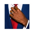 thumbnail image 2 of Bague Alliance Texturée en Acier Inoxydable pour Femmes Ou Hommes (4 mm), 2 of 4