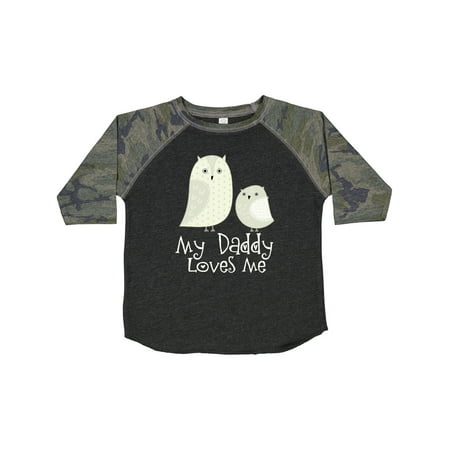 

Inktastic Daddy Loves Me Owl Gift Toddler Boy or Toddler Girl T-Shirt
