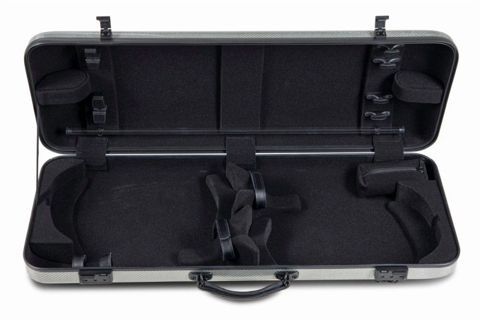 GEWA Double Case, Violin, Idea 3.3, 4/4, Silver/Black Titanium