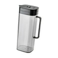 thumbnail image 2 of Jarra de agua con tapa, hervidor de agua fría, recipiente portátil para bebidas de 2 litros para uso doméstico, jarra con asa para restaurantes de beb Negro, 2 of 8