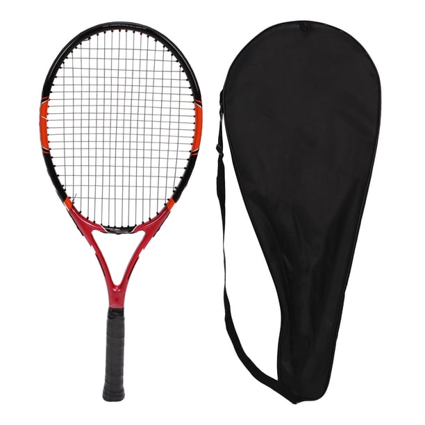 Raqueta de tenis de carbono ultraligera para entrenamiento, competición y recreación, color rojo