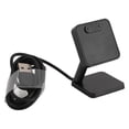 thumbnail image 1 of Smartwatch Smartwatch Charging Dock Replacement Charger Stand Holder Magnetic Cable USB for Fit 3 SM-R390 Black, 1 of 7