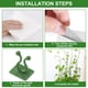 thumbnail image 5 of 10 fijadores de pared para plantas trepadoras de eneldo verde | Clips adhesivos antihuellas para sujetar plantas, para azulejos y vidrio de acero inoxidable | Diseño de perilla ajustable para, 5 of 5