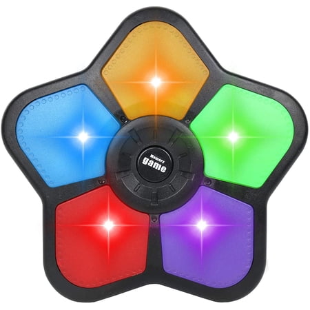 Kiddie Play Electronic Light Up Memory Game for Kids 3 and up Repeat the Color Memorizing Toy