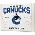 thumbnail image 2 of Vancouver Canucks 15.2'' x 22.8'' Rink Canvas, 2 of 4